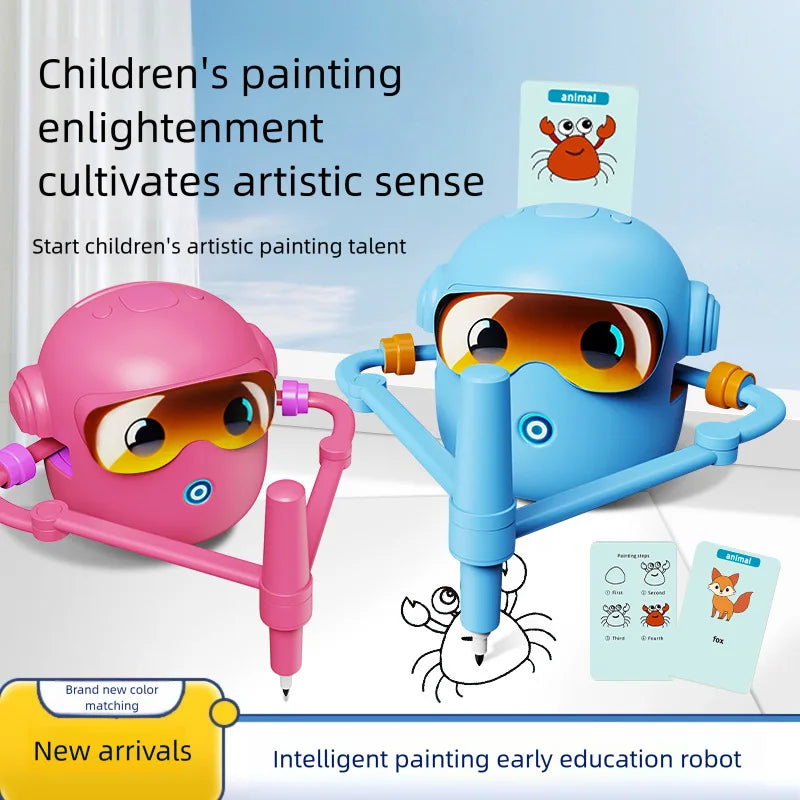 Automatic Intelligent Drawing Robot Enlightenment Intelligent Drawing Robot Teaching Aid Educational Early Childhood Machine Toy