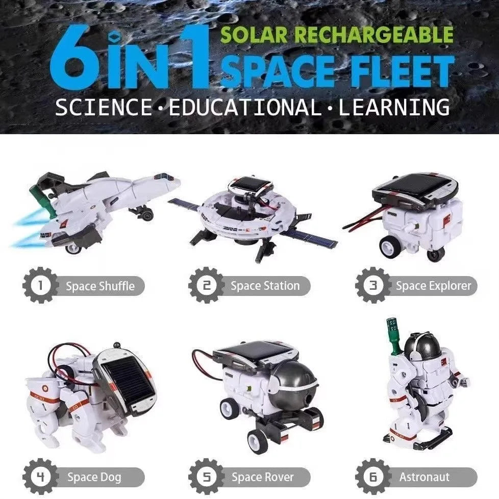 STEM Educational Toys Solar Robot Technology Science Kits Learning Development Scientific Fantasy Toy for Kids Children Boys