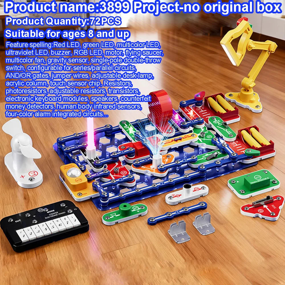 2025 Science Experiments Kits Circuits Electronic For Kids Physical Circuito Electrico niños For Children STEM Toys Science Kits