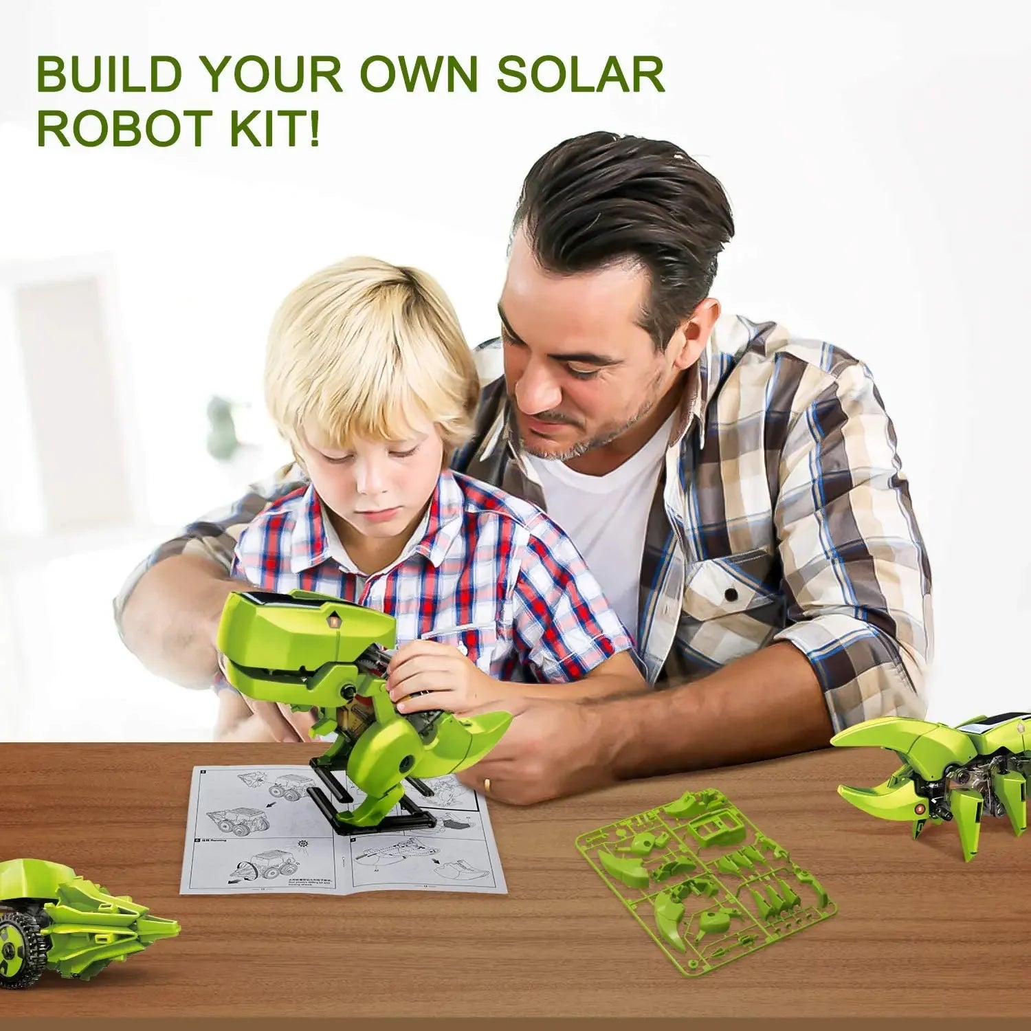 STEM Educational Toys Solar Robot Technology Science Kits Learning Development Scientific Fantasy Toy for Kids Children Boys