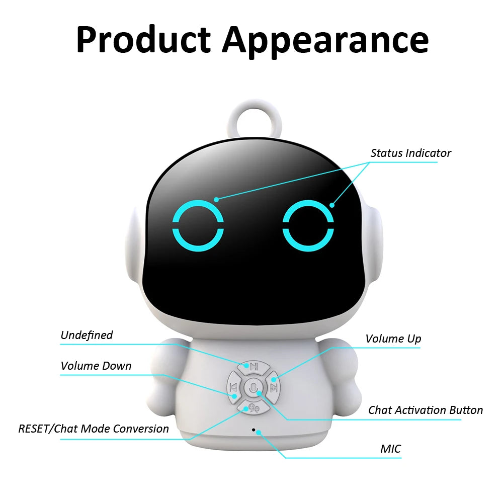 Tuya Smart AI Robot WiFi Early Education Toys for Children.