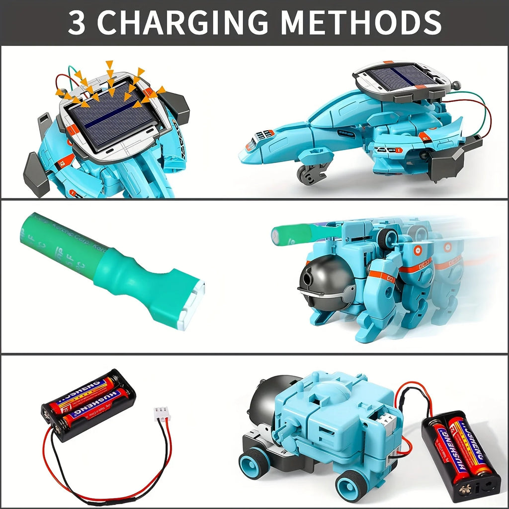 6-in-1 STEM Solar Robot Kit Toys.