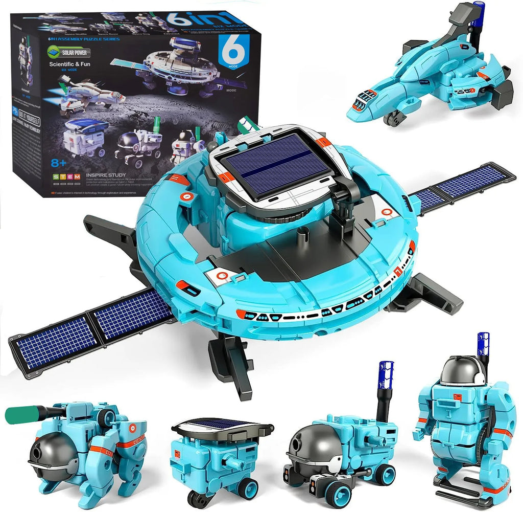 6-in-1 STEM Solar Robot Kit Toys.
