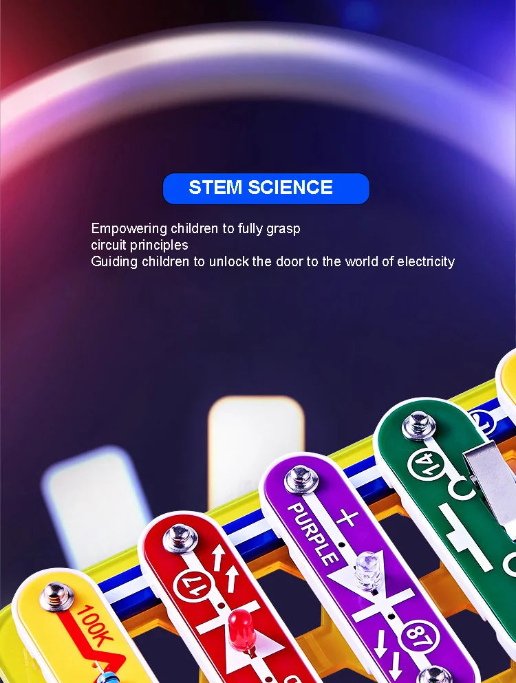 2025 Science Experiments Kits Circuits Electronic For Kids Physical Circuito Electrico niños For Children STEM Toys Science Kits