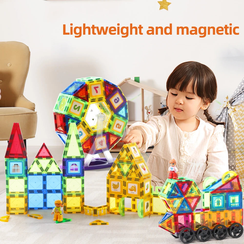 DreamBuilder 3D Magnetic Tiles-the Ultimate Steam Learning Kit (creative & Educational).