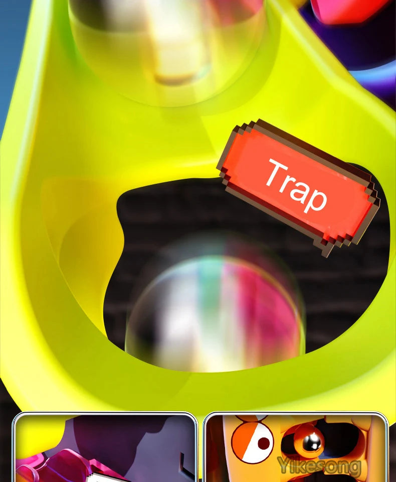 Educational Montessori Toy Multi-Layer Track Adventure Game Rail Rolling Ball Model Interactive Brain for Children Kids