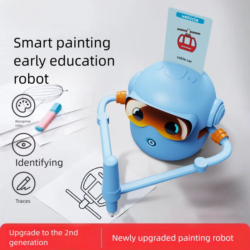 Automatic Intelligent Drawing Robot Enlightenment Intelligent Drawing Robot Teaching Aid Educational Early Childhood Machine Toy