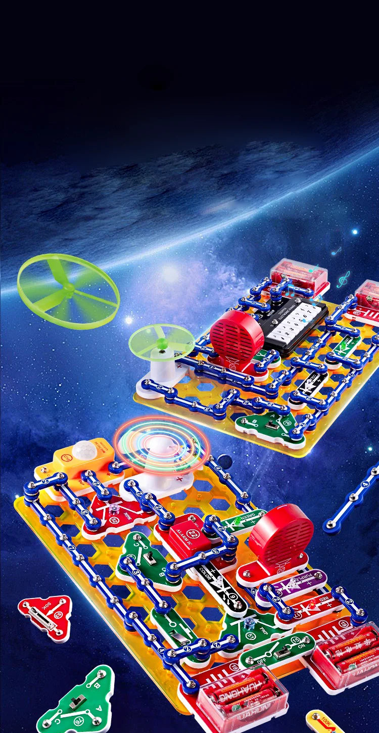 2025 Science Experiments Kits Circuits Electronic For Kids Physical Circuito Electrico niños For Children STEM Toys Science Kits