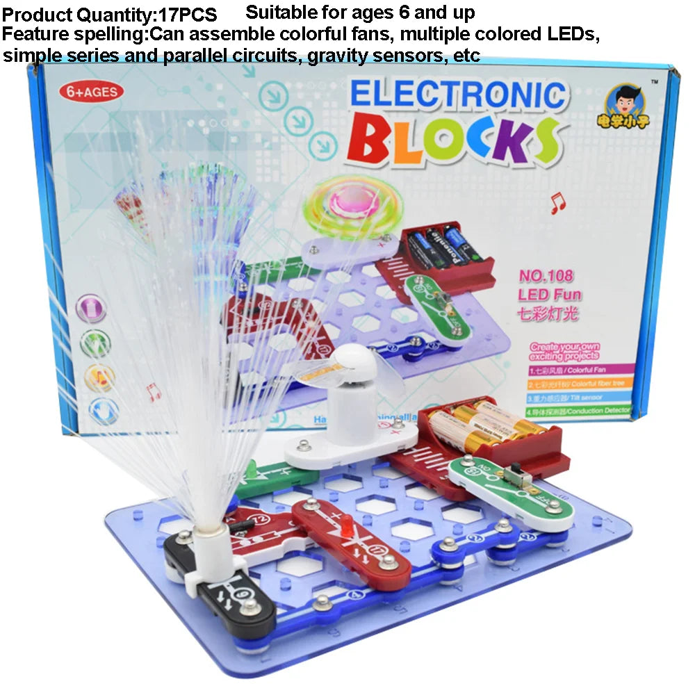 2025 Science Experiments Kits Circuits Electronic For Kids Physical Circuito Electrico niños For Children STEM Toys Science Kits