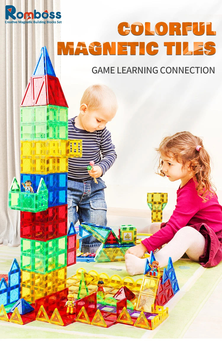 DreamBuilder 3D Magnetic Tiles-the Ultimate Steam Learning Kit (creative & Educational).