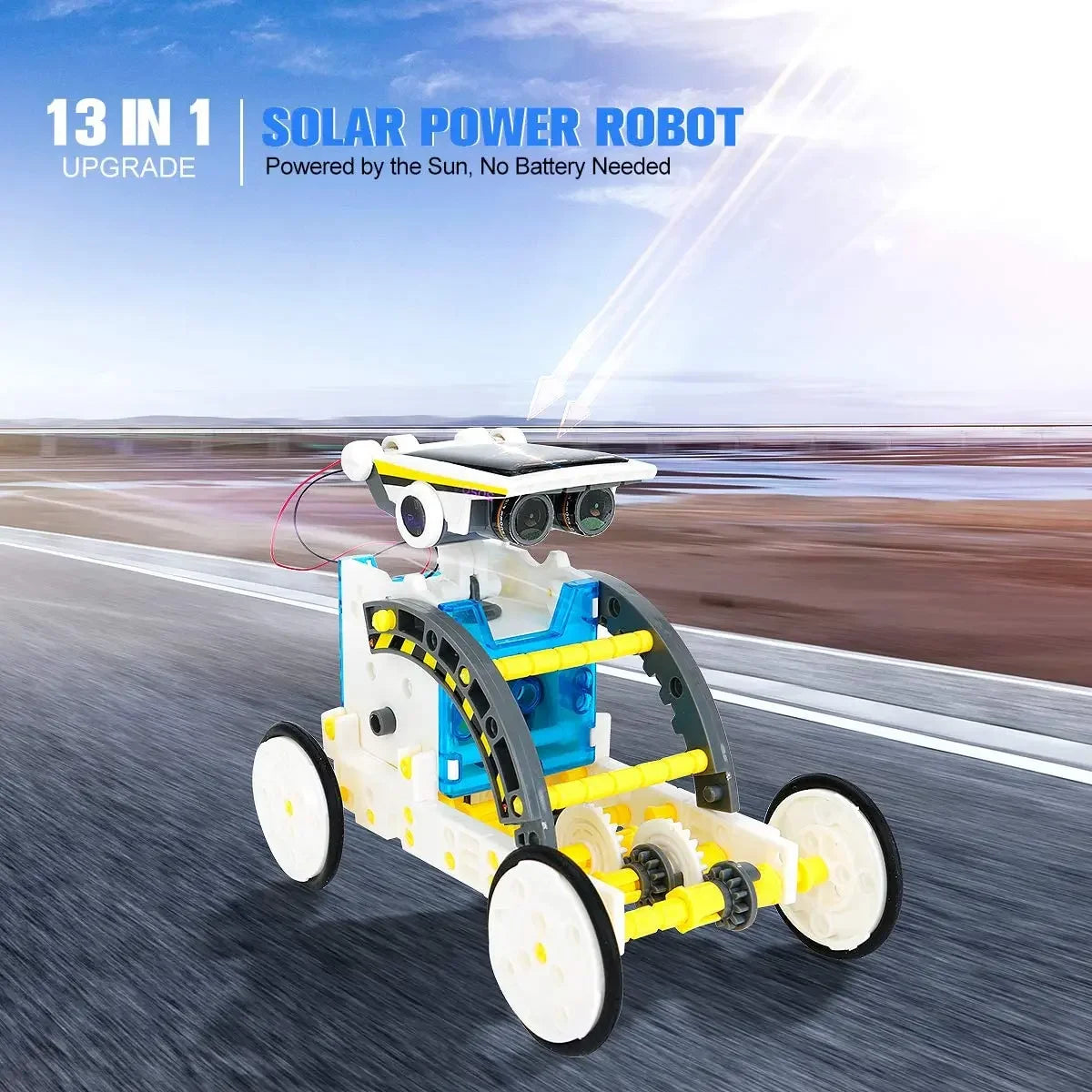 STEM Educational Toys Solar Robot Technology Science Kits Learning Development Scientific Fantasy Toy for Kids Children Boys