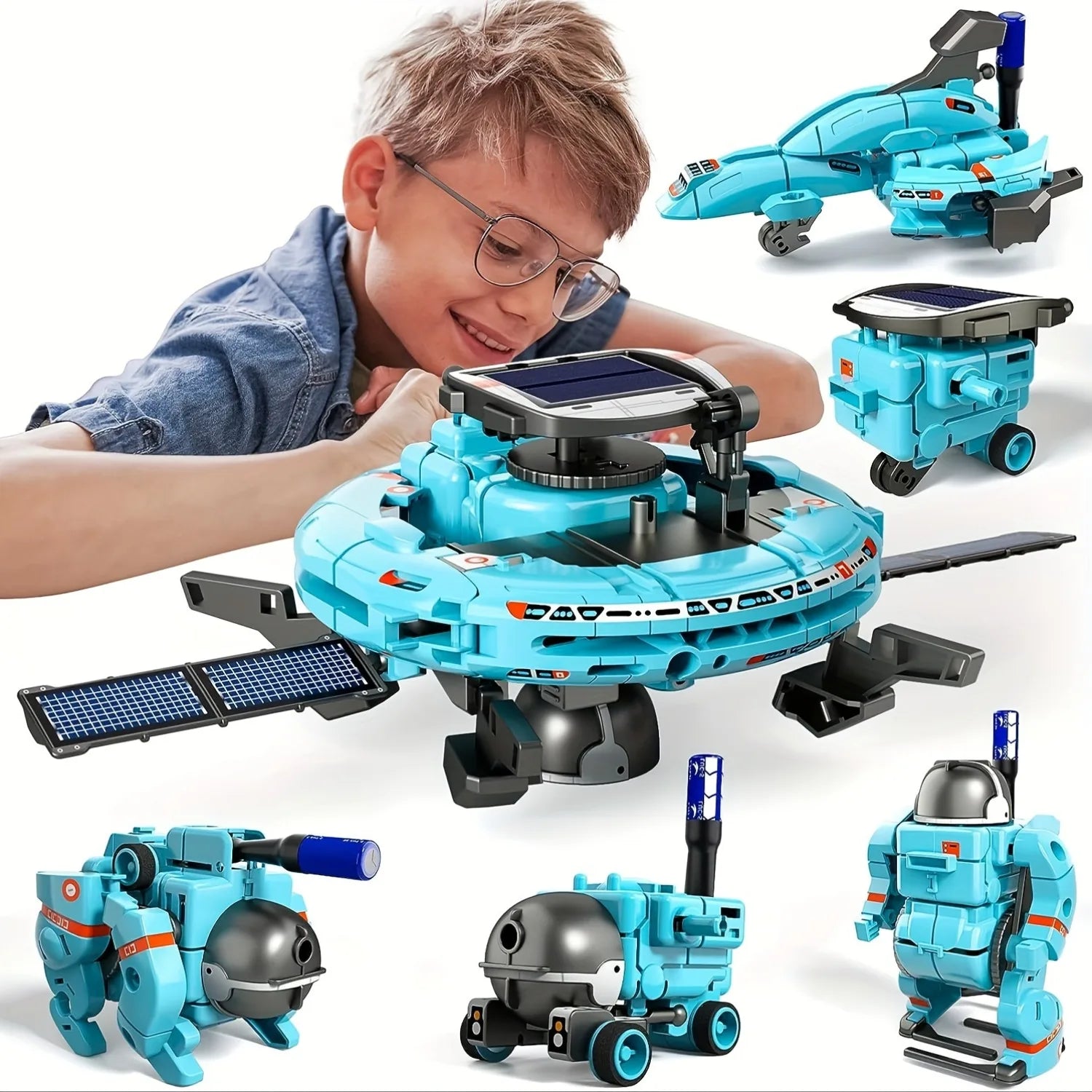 6-in-1 STEM Solar Robot Kit Toys.