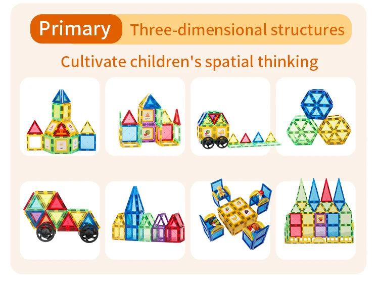 DreamBuilder 3D Magnetic Tiles-the Ultimate Steam Learning Kit (creative & Educational).
