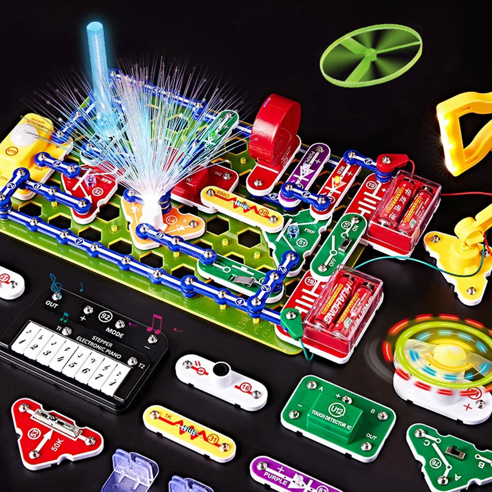 2025 Science Experiments Kits Circuits Electronic For Kids Physical Circuito Electrico niños For Children STEM Toys Science Kits