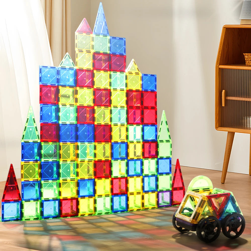 DreamBuilder 3D Magnetic Tiles-the Ultimate Steam Learning Kit (creative & Educational).