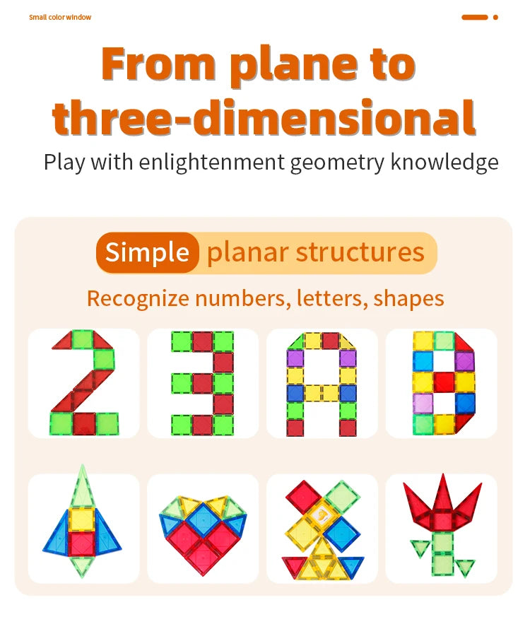 DreamBuilder 3D Magnetic Tiles-the Ultimate Steam Learning Kit (creative & Educational).