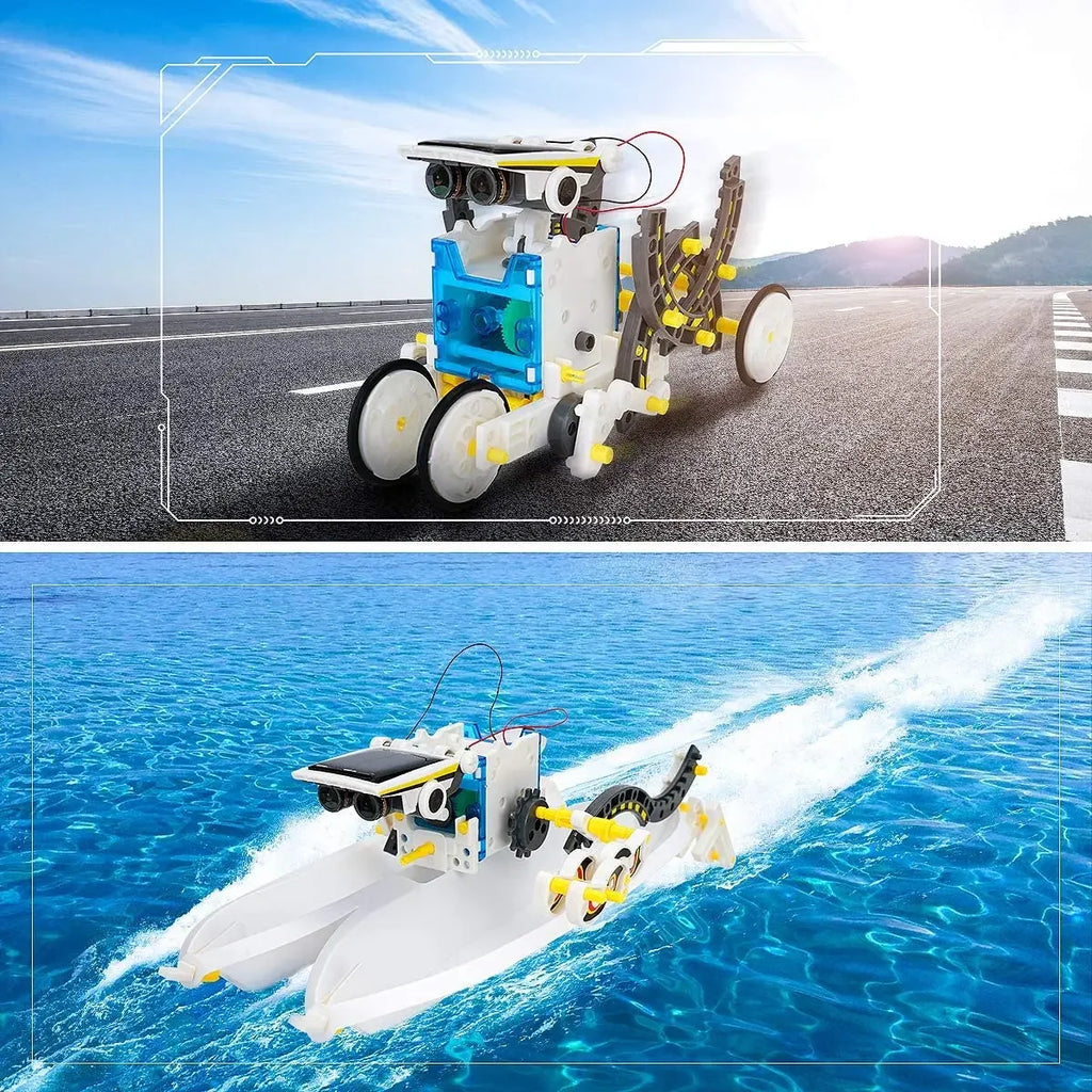 STEM Educational Toys Solar Robot Technology Science Kits Learning Development Scientific Fantasy Toy for Kids Children Boys